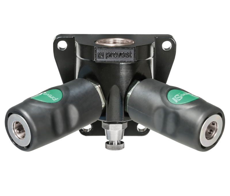 ESI 078104WK female thread two ports wall bracket