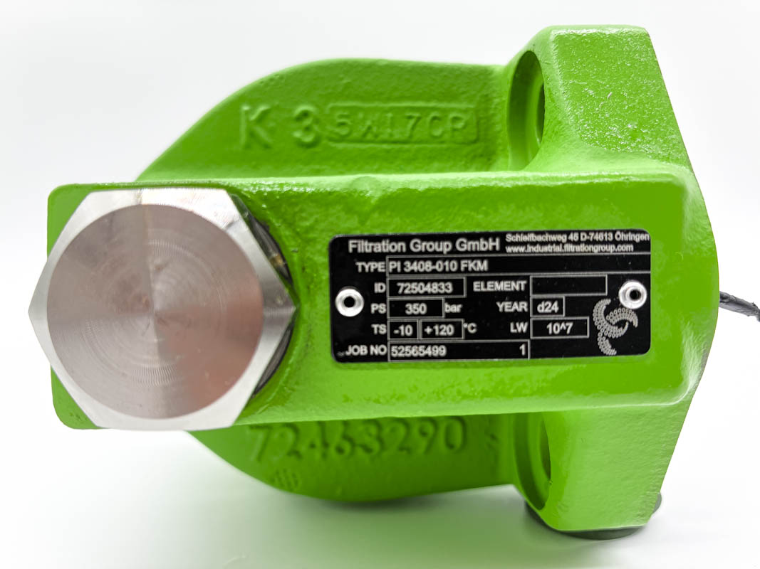 PI 3408-010 FKM hydraulic filter housing