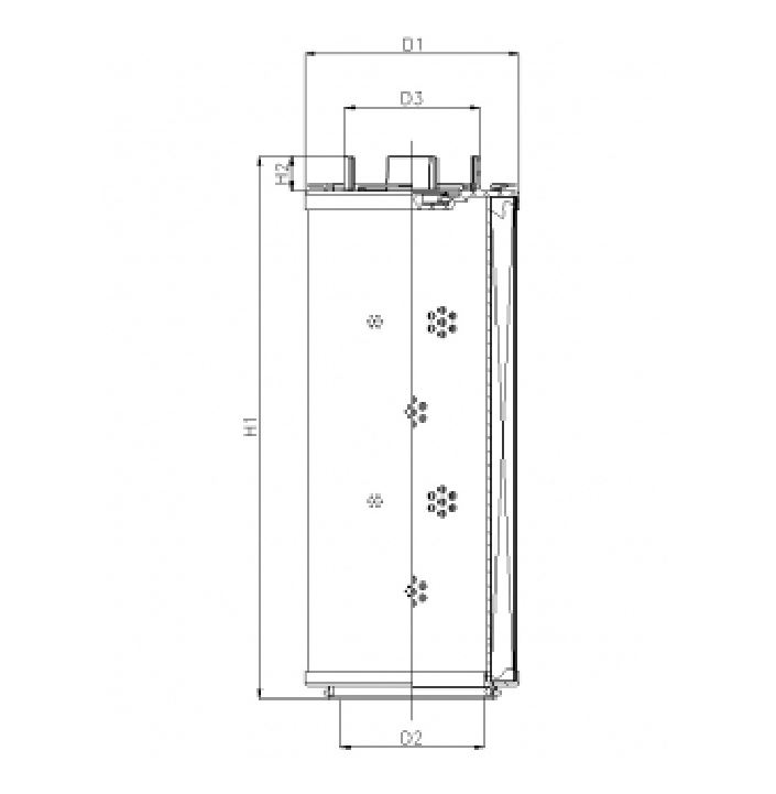 RHR60G20V3/AB1 hydraulic filter element