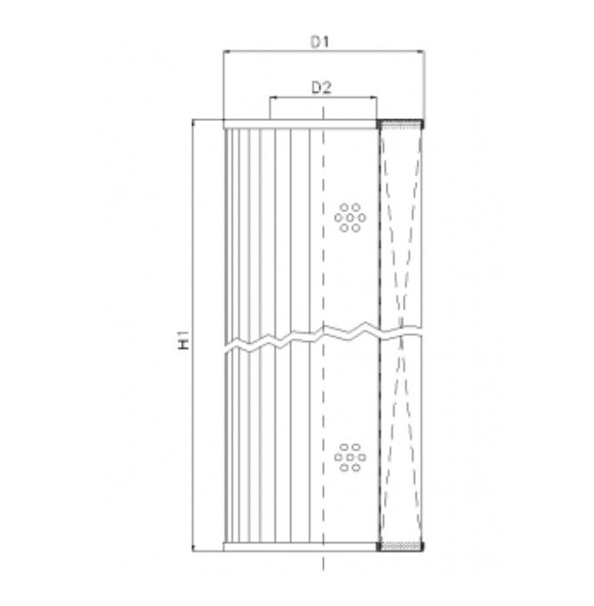 S164T60 hydraulic filter element