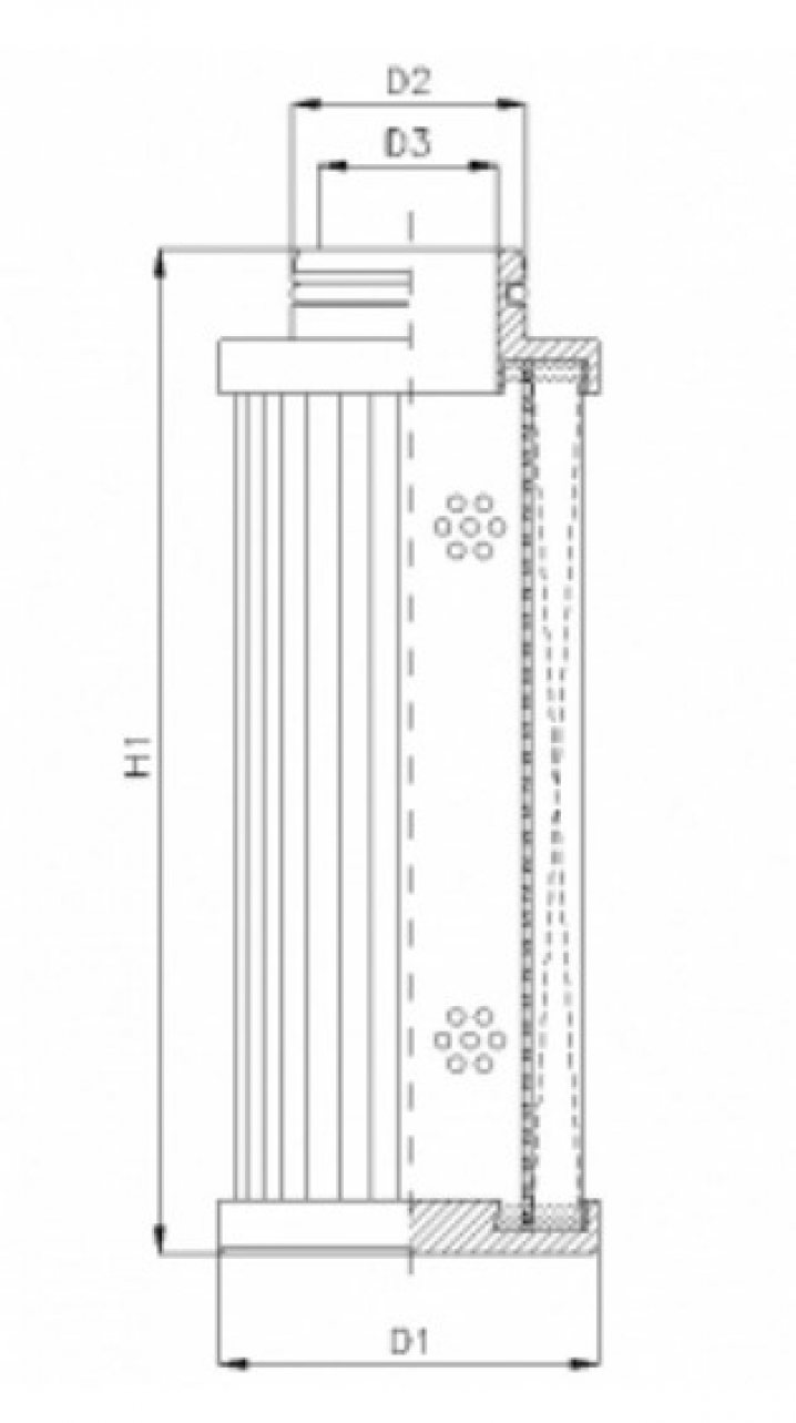 WT861 hydraulic filter element
