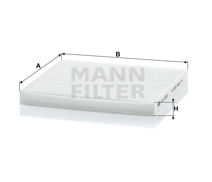 CU 2035 cabin air filter element