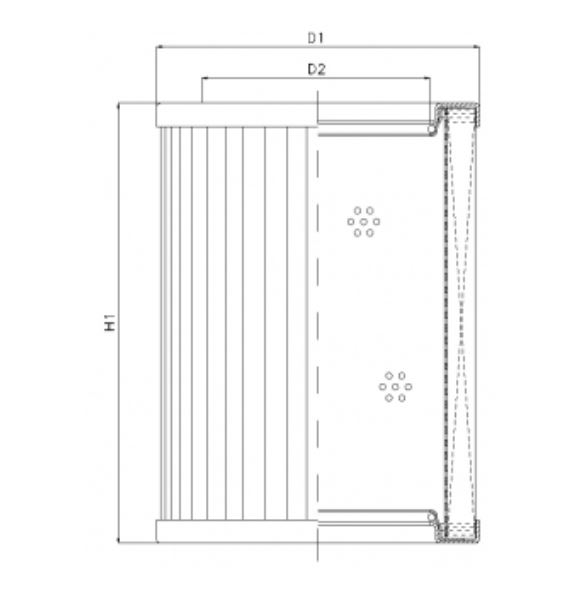 R430T80 hydraulic filter element