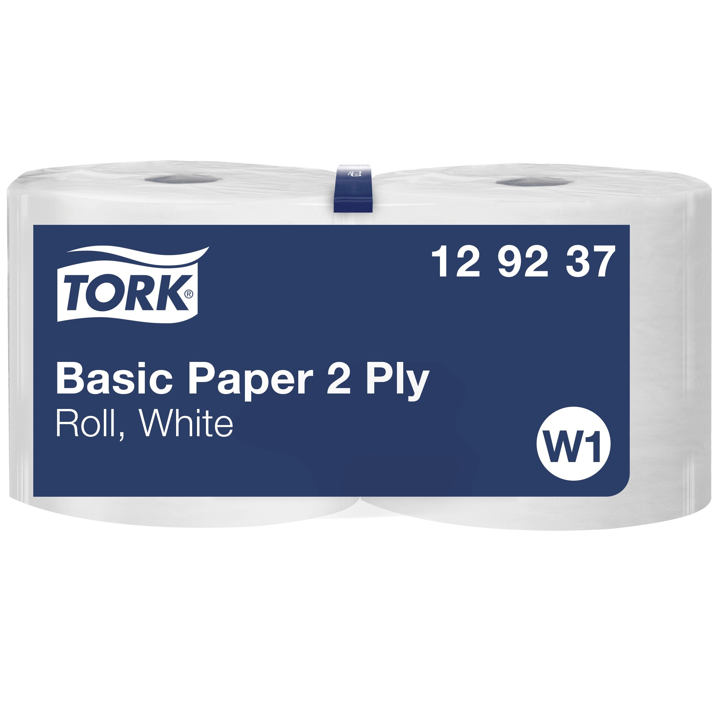 Tork Standard Paper Wipes 2 rolls, W1, white