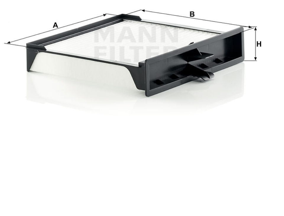 CU 2430 cabin air filter element