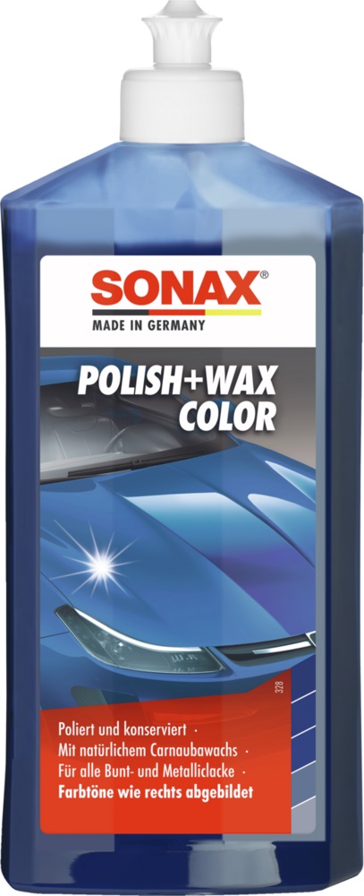 SONAX Polish+Wax Color blue - 500 ml