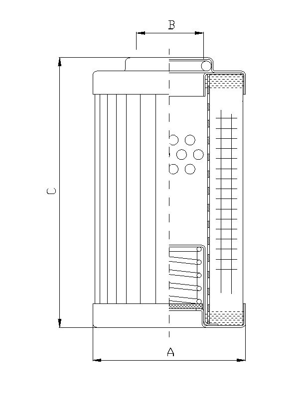 R610T100 hydraulic filter element