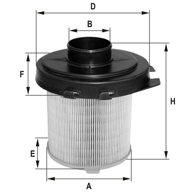 HP2577 air filter element