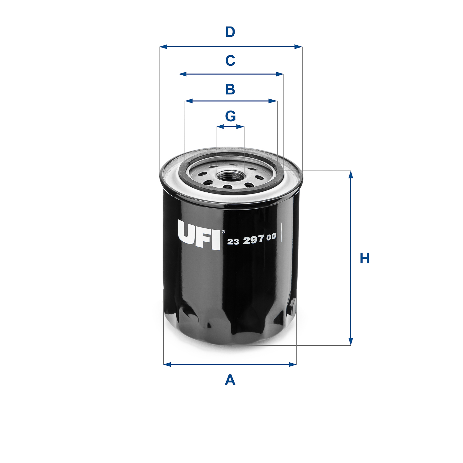 23.297.00 oil filter spin-on