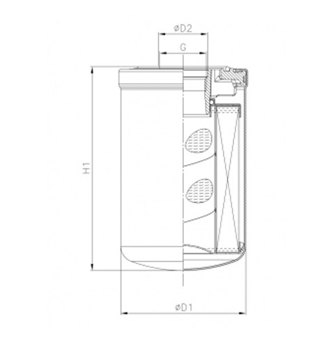 A522AW40V0/AB2 hydraulic filter spin-on (HyCLEAN)