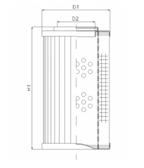 D157G10A hydraulic filter element