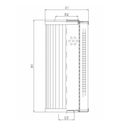 D932T40AV hydraulic filter element