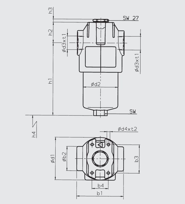 LF SN 110 I C 10 A 1.5 pressure filter