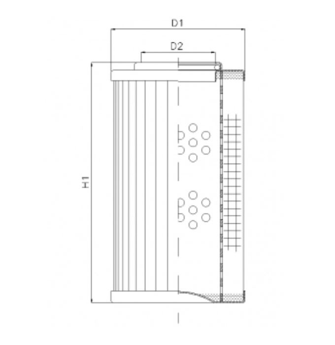 D133G10AV hydraulic filter element