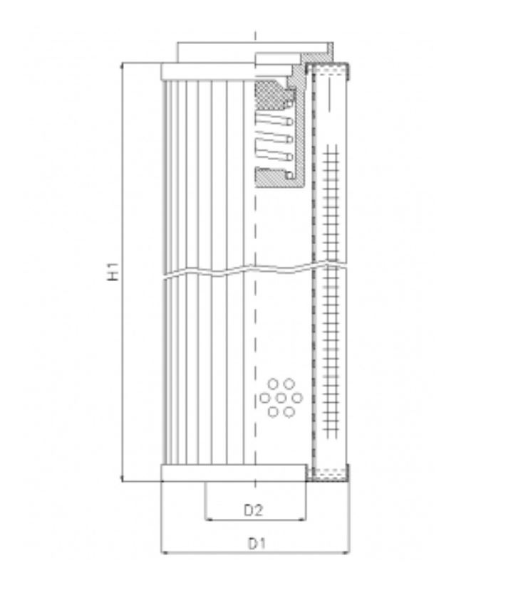 RLR950E10V/1 hydraulic filter element