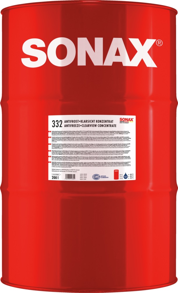 SONAX AntiFrost+ClearView Concentrate Citrus - 200 L