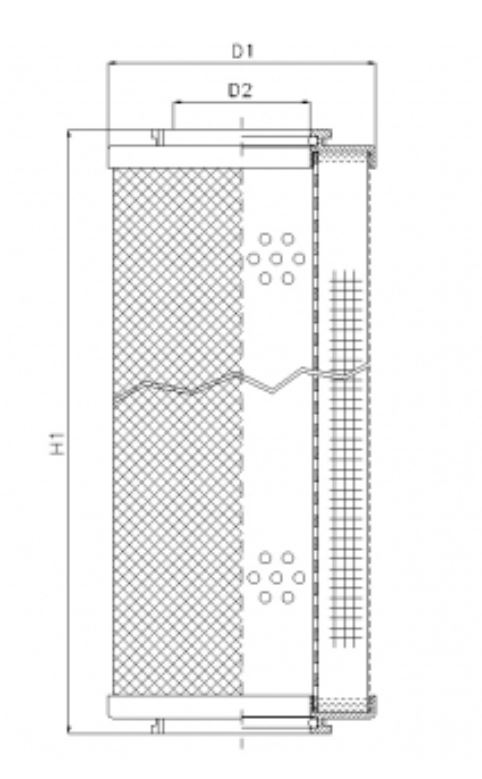 WG953 hydraulic filter element