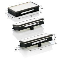 CU 19 000-3 cabin air filter element