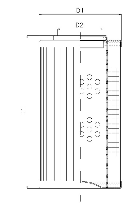 WG831 hydraulic filter element