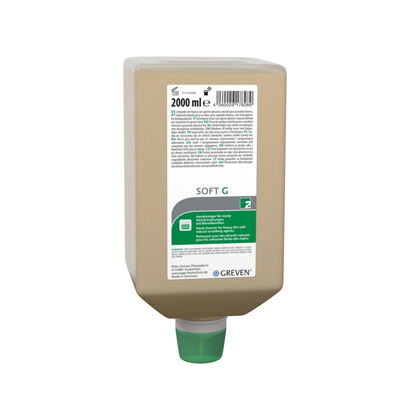 GREVEN SOFT G hand cleanser scrubbing agents 2 Ltr
