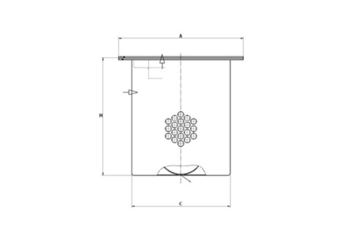 LE 33 001 x air/oil separator element (incl. gasket)