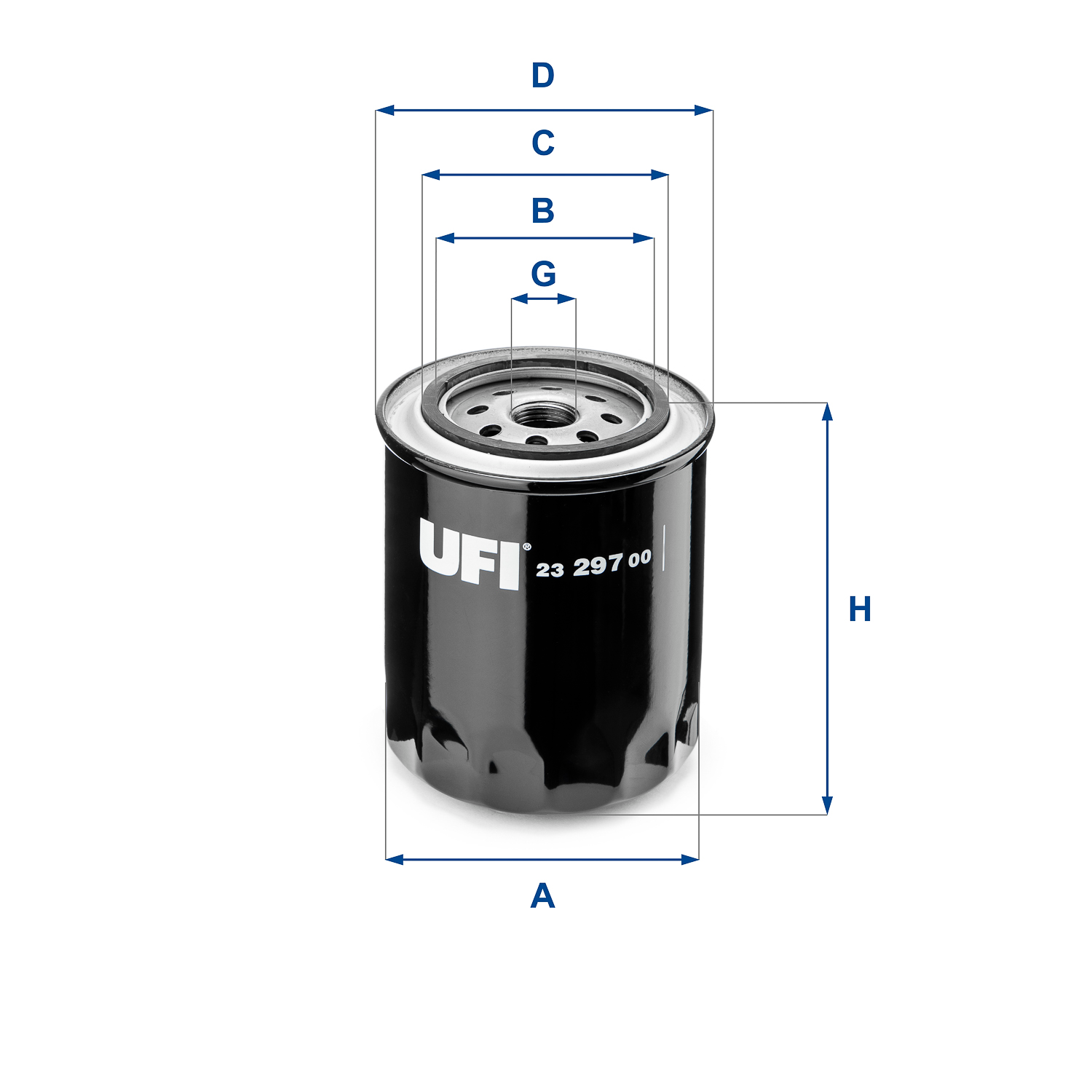 23.297.00 oil filter spin-on