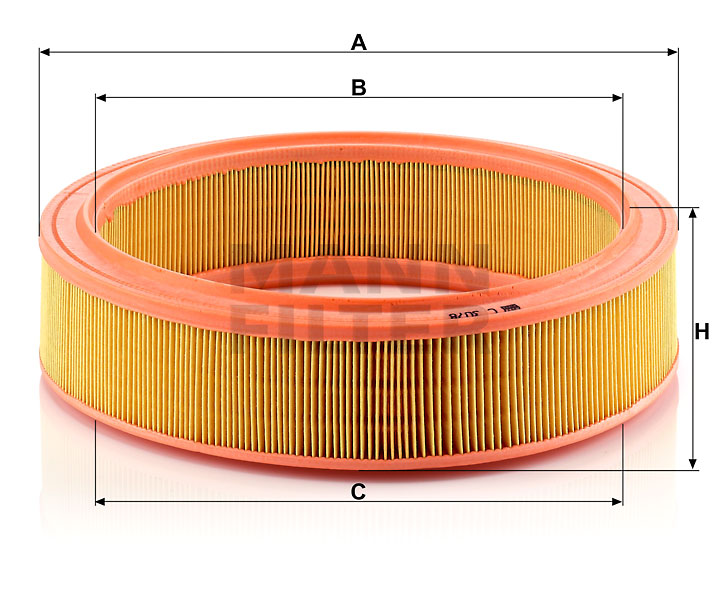 C 3078 air filter element