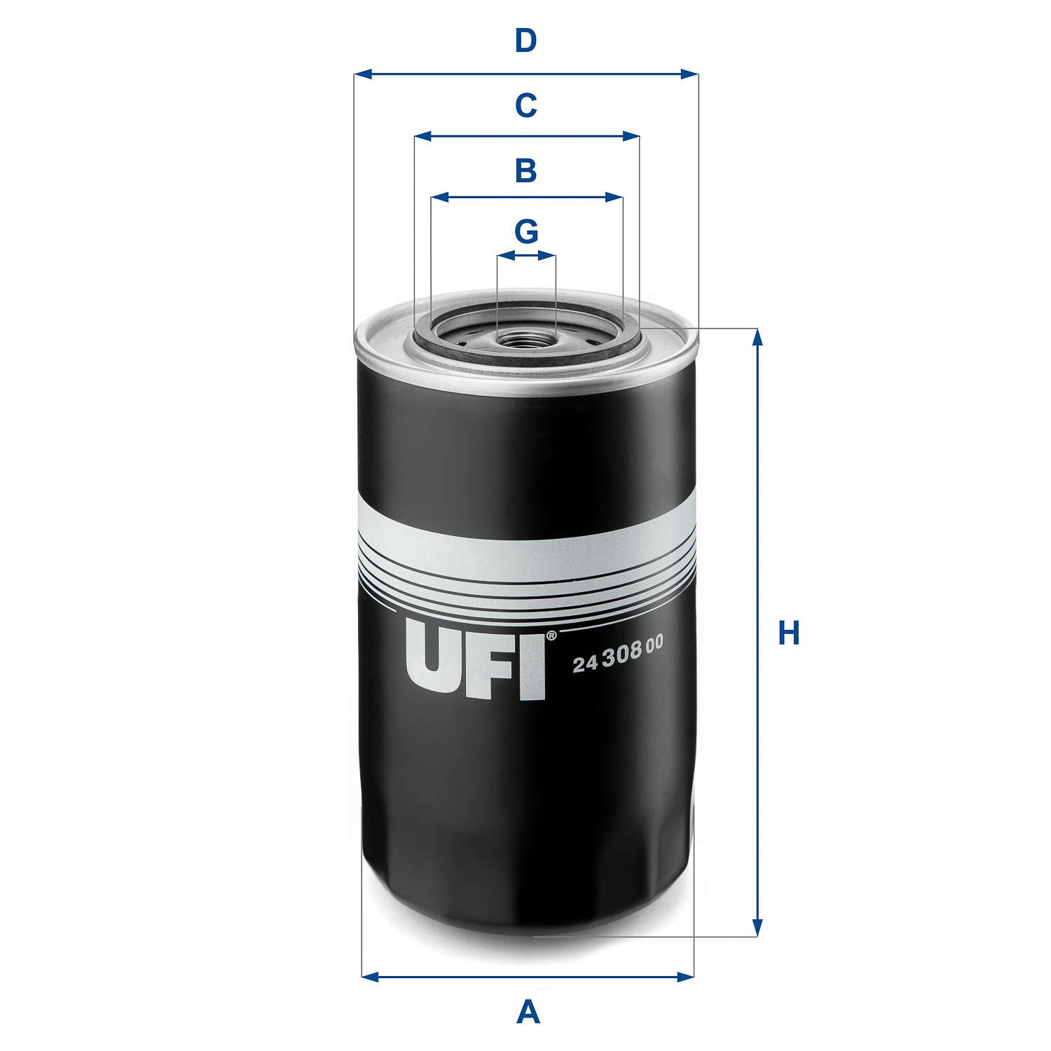 24.308.00 fuel filter spin-on