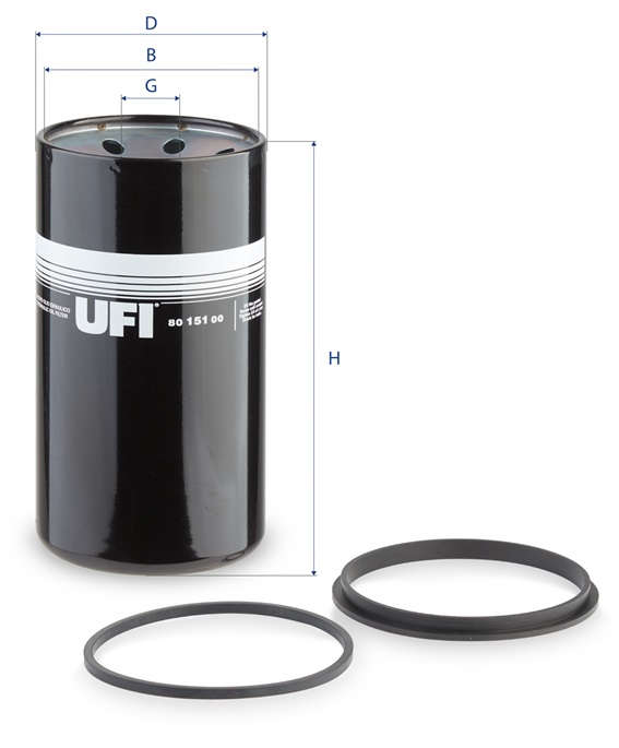 80.151.00 hydraulic filter spin-on