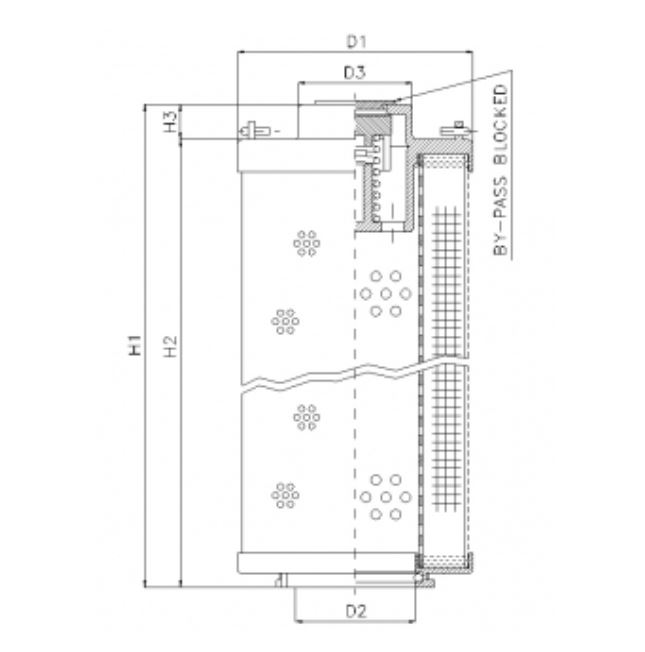 RHR660S50V3/AB1 hydraulic filter element