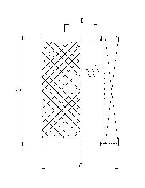 WG532 hydraulic filter element