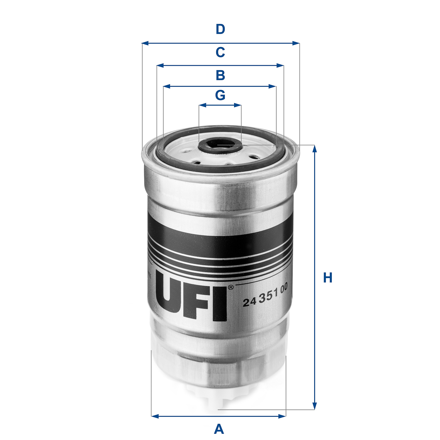 24.351.00 fuel filter spin-on