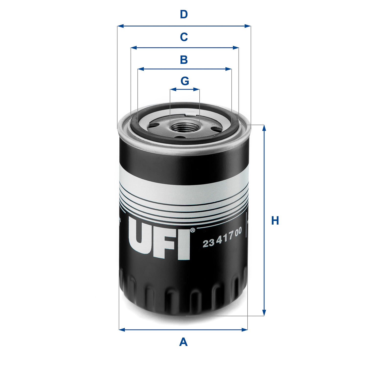 23.417.00 oil filter spin-on