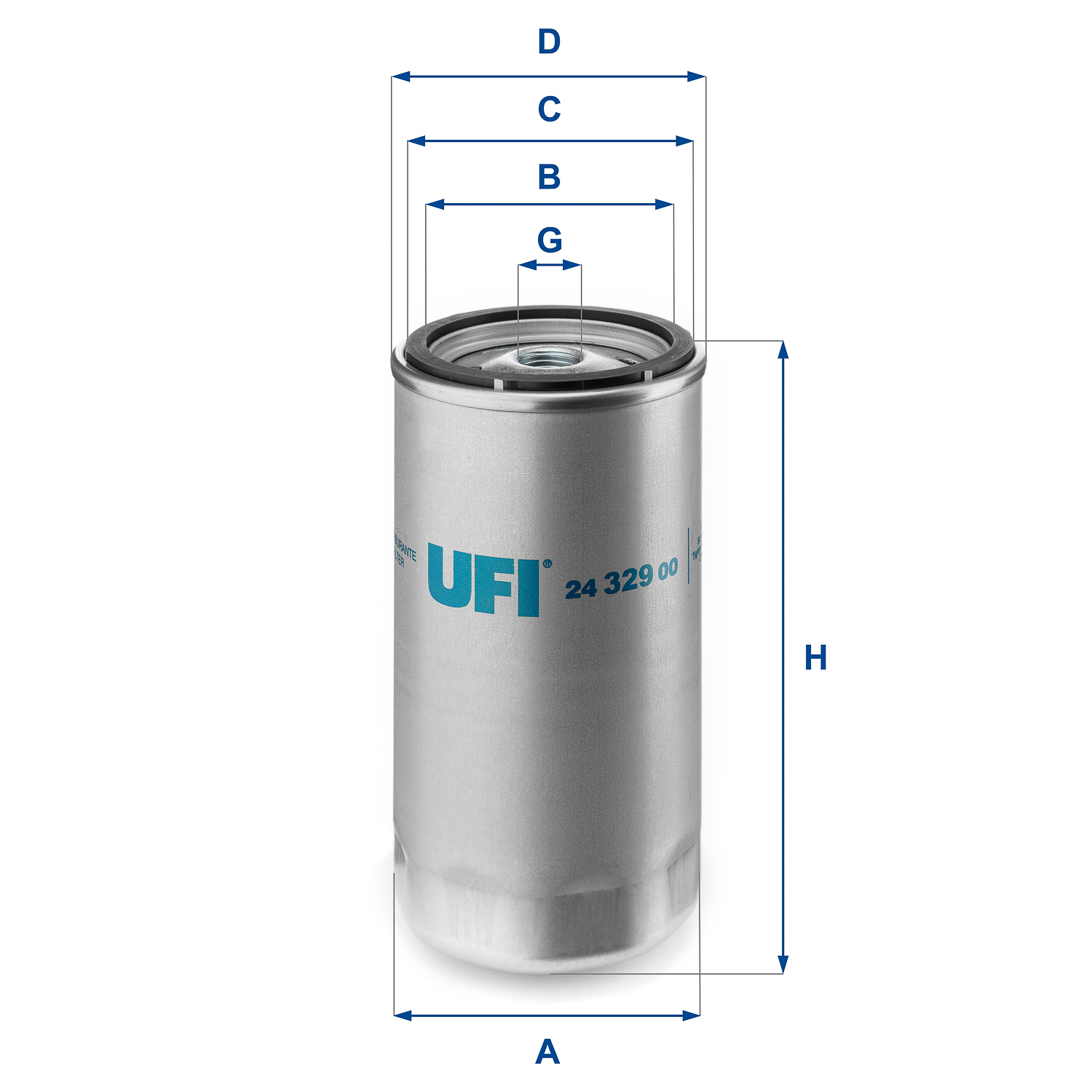 24.329.00 fuel filter spin-on