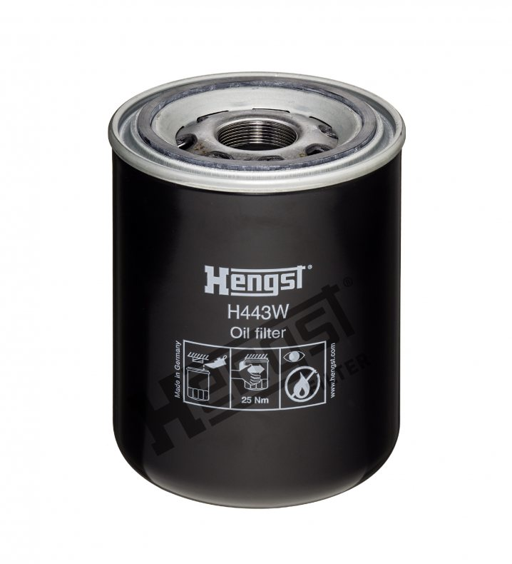 H443W oil filter spin-on