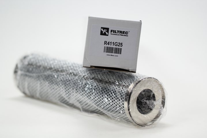 R411G25 hydraulic filter element