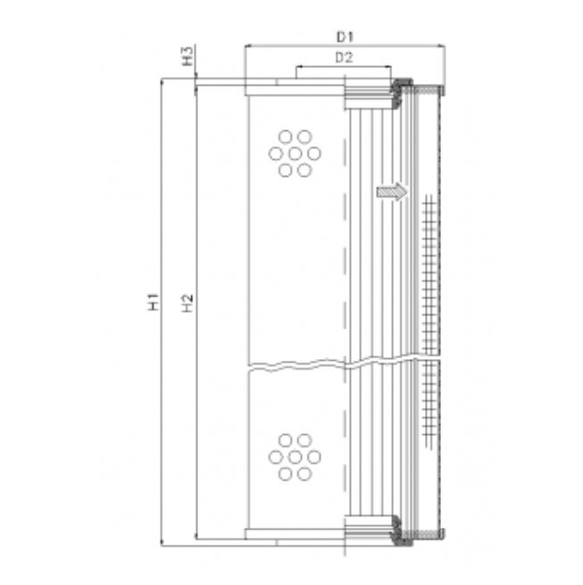 S4111T25 hydraulic filter element