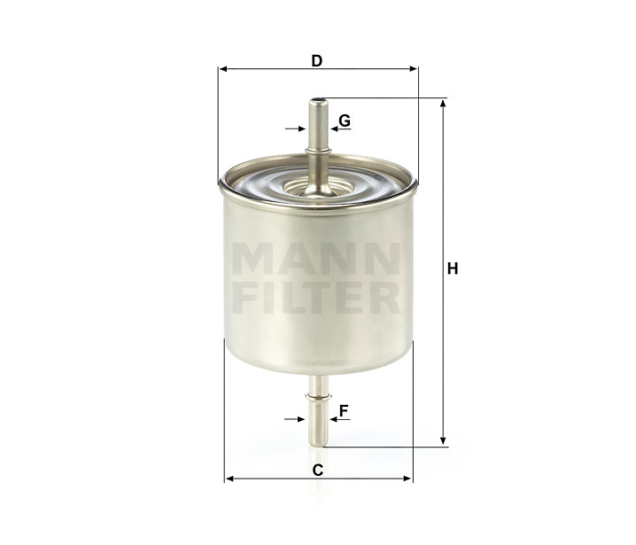 WK 8046 fuel filter in-line