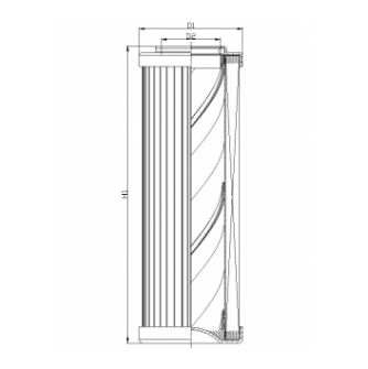 DVD20130B60B hydraulic filter element