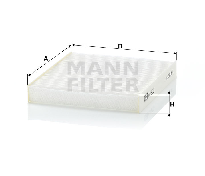 CU 19 001 cabin air filter element
