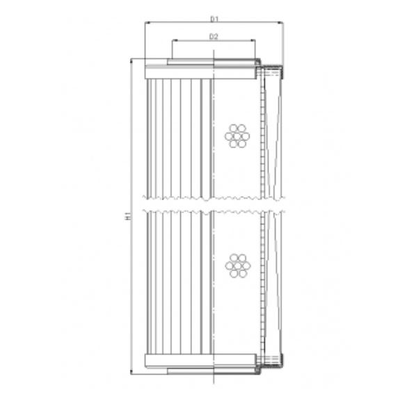 R295T60 hydraulic filter element