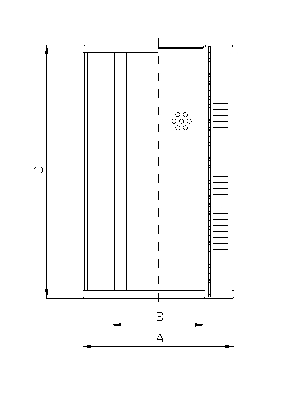 WP365 hydraulic filter element