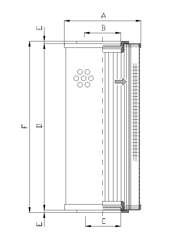 S4110C10 hydraulic filter element