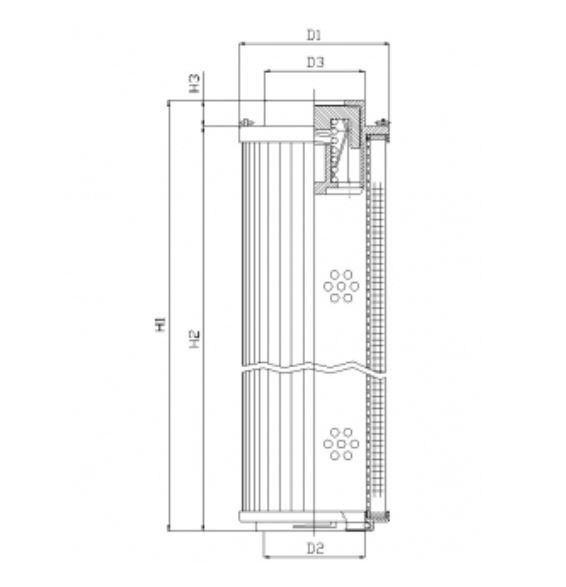 RHR950S100V hydraulic filter element