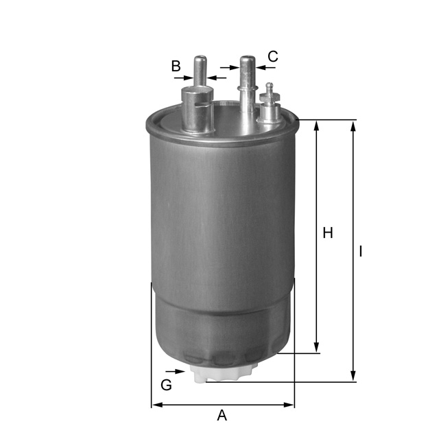 ZP8111FM fuel filter in-line