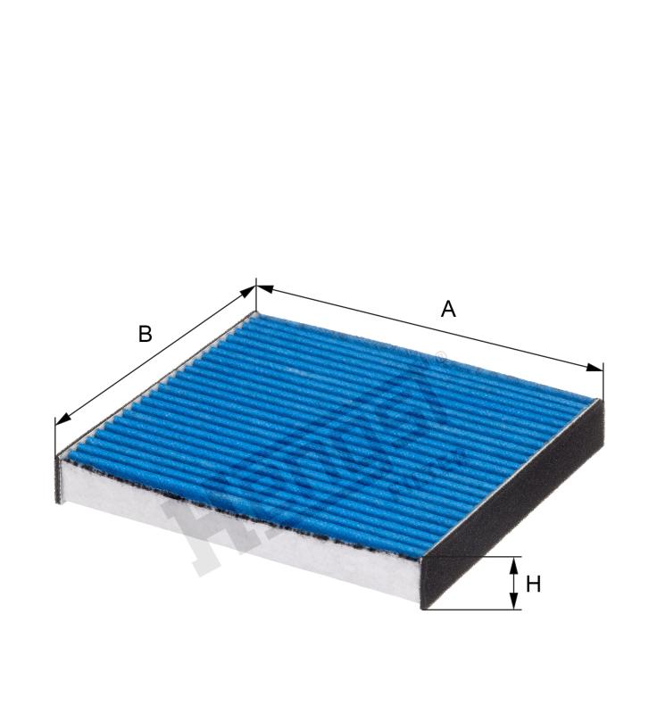 E2945LB cabin air filter element (biofunctional)