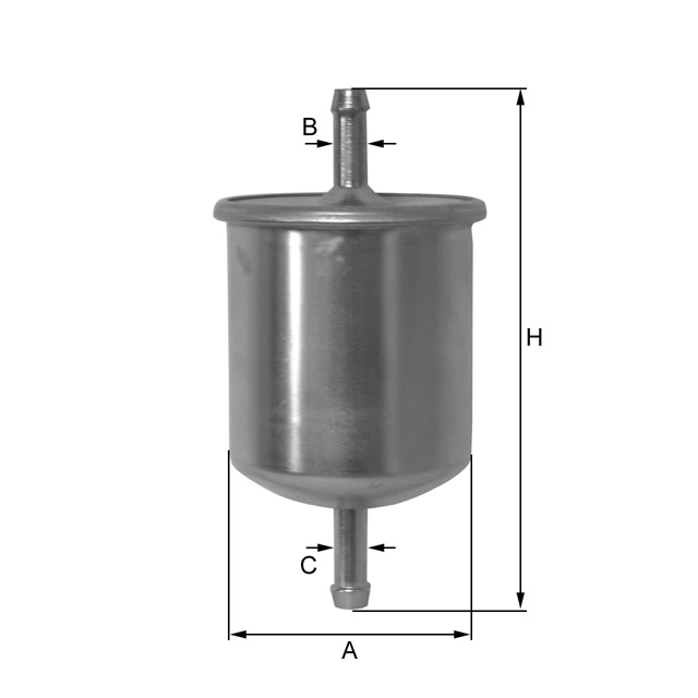 ZP8075FM fuel filter in-line