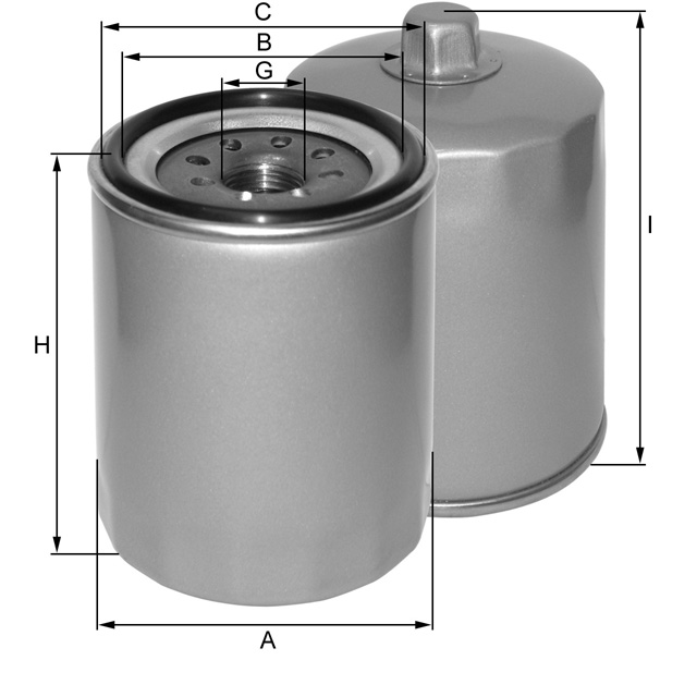 ZP507E oil filter (spin-on)