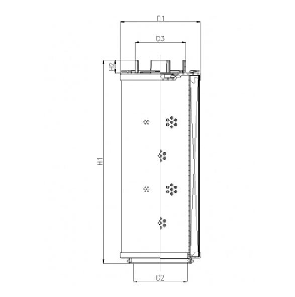 RHR60G05B3/AB1 hydraulic filter element