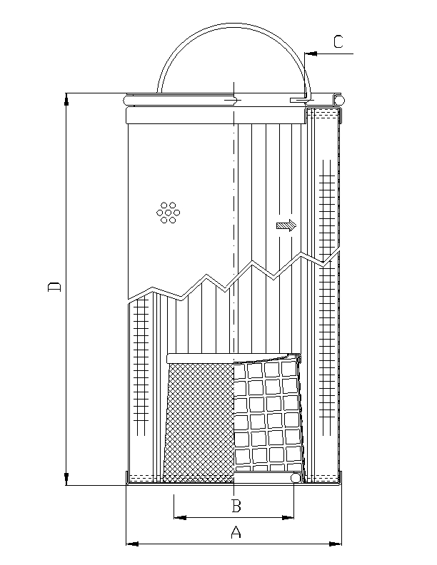 WG571 Hydraulic filter element